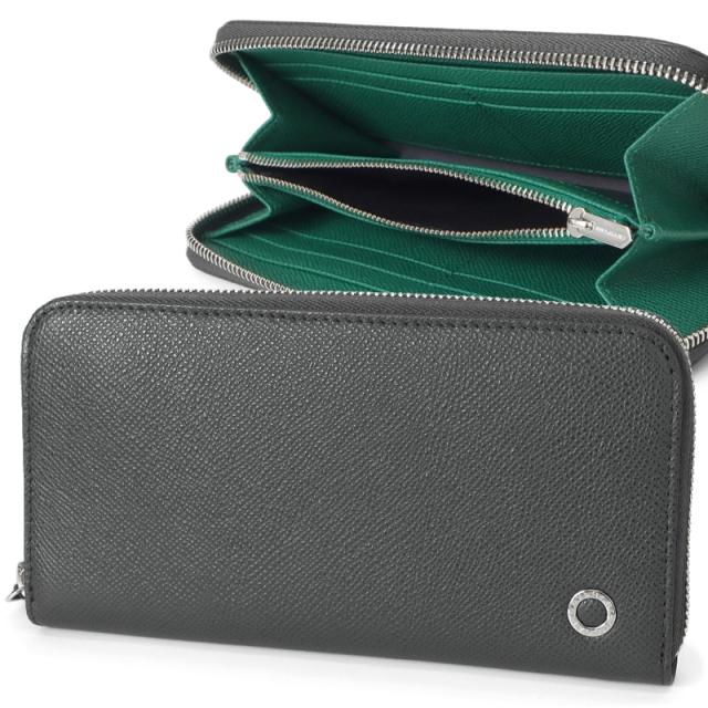 ブルガリ BVLGARI メンズ ラウンドファスナー長財布 ブルガリ・ブルガリ マン チャコール×グリーン 289101 CHADIの通販は 43,620円