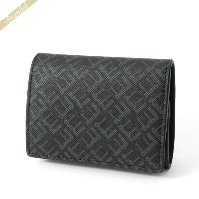 ダンヒル dunhill メンズ 小銭入れ シグネチャー ロゴ 総柄 コインケース ブラック 21R2025LT001Rの通販は