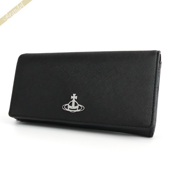 セール中❣️新品ヴィヴィアンVivienne Westwoodがま口二つ折り財布黒