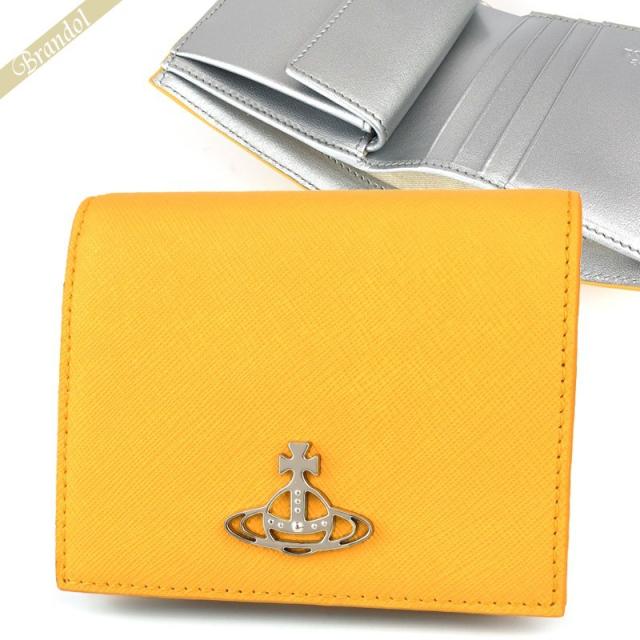 ヴィヴィアンウエストウッド Vivienne Westwood レディース 二つ折り財布 イエロー 51010024 SAFF E401 YELLOWの通販は 20,900円