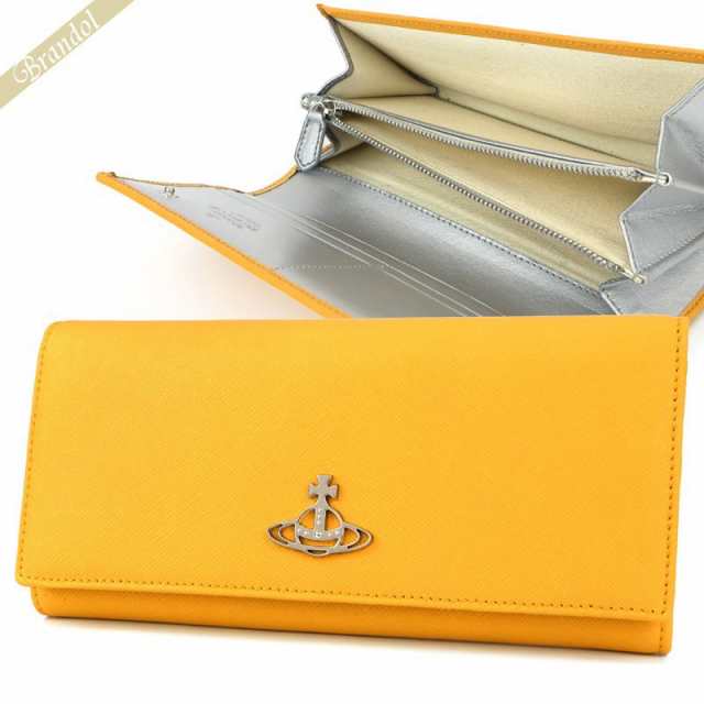 ヴィヴィアンウエストウッド Vivienne Westwood メンズ・レディース 長財布 オーブ イエロー 51120005 SAFF E401 YELLOW