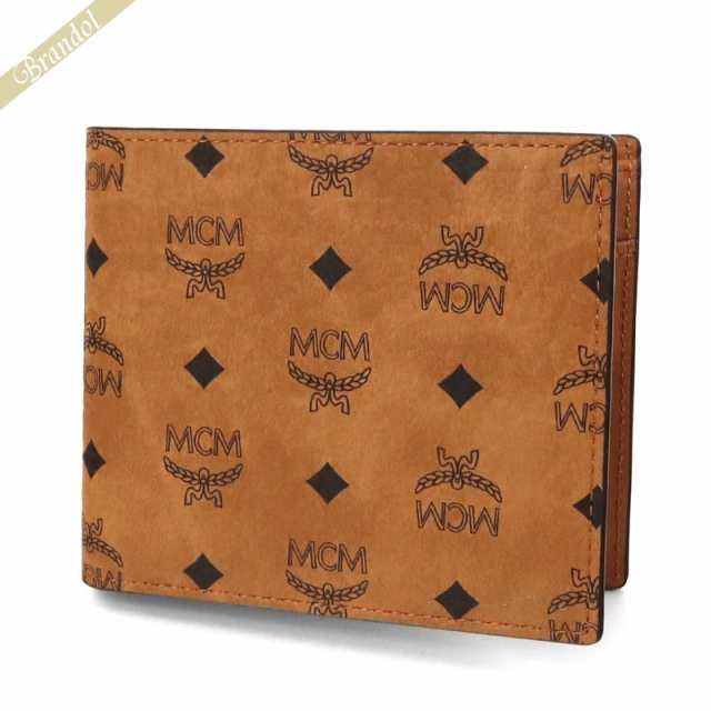 エムシーエム MCM メンズ 二つ折り財布 ヴィセトス柄 モノグラム