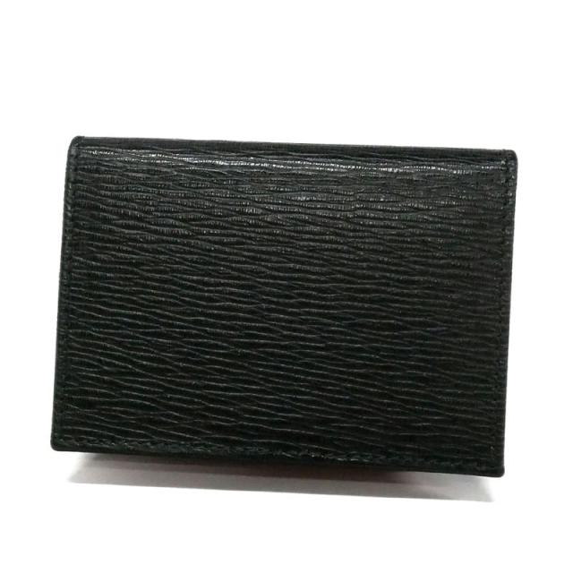 フェラガモ 名刺入れ Ferragamo メンズ ダブルガンチーニ レザー FERRAGAMO（フェラガモ） 名刺入れ カードケース ダブル ガンチーニ