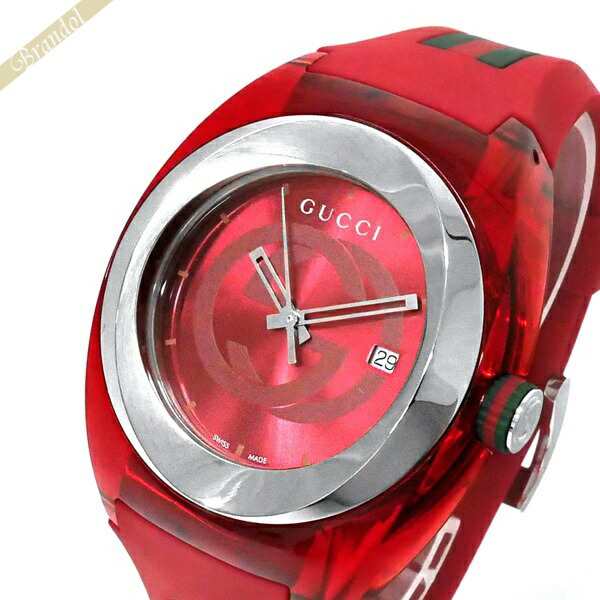 グッチ GUCCI メンズ腕時計 SYNC グッチシンク 46mm レッド YA137103A