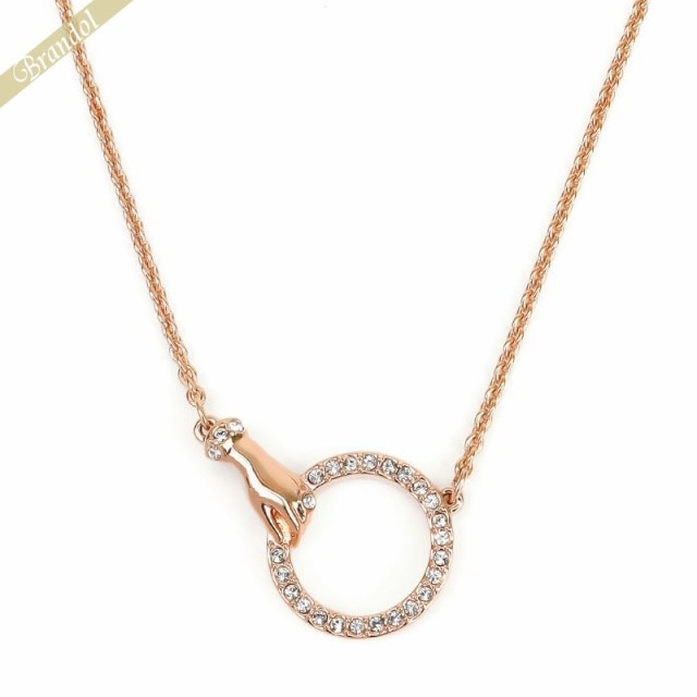 スワロフスキー Swarovski レディース Swarovski ネックレス Symbolic ラインストーン サークル ペンダント ローズゴールド 5489573の通販は