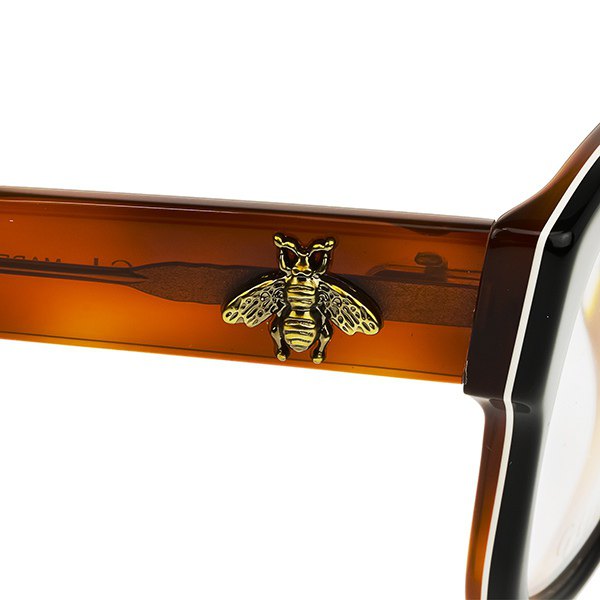グッチ GUCCI レディース メガネフレーム スクエア型 セルフレーム  