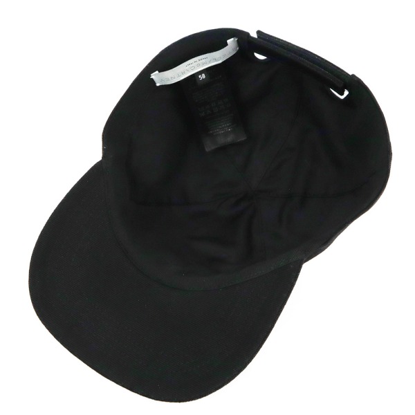 ステラマッカートニー ベースボール キャップ 帽子 新品 黒 ロゴ