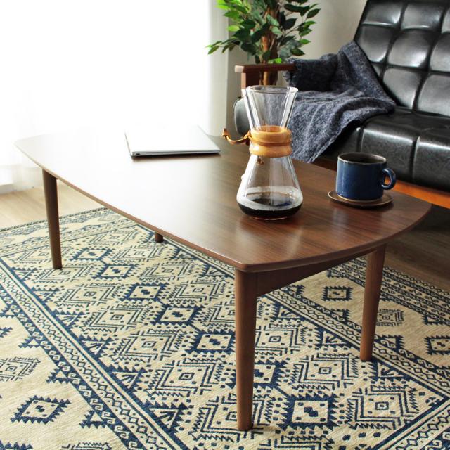 木製リビングテーブル 北欧 リビング テーブル 折りたたみ テーブル 木目 シンプル おしゃれ 新生活 marble マーブルの通販は