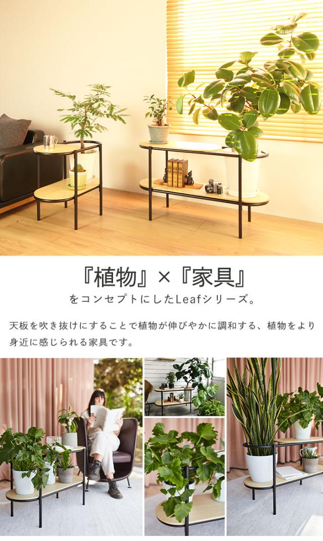 サイドテーブル テーブル フラワースタンド 幅58 コンパクト スリム 観葉植物 棚 収納家具 植木鉢 リビング ダイニング 鉢置き キッチンの通販はau Pay マーケット さんじょうインテリア