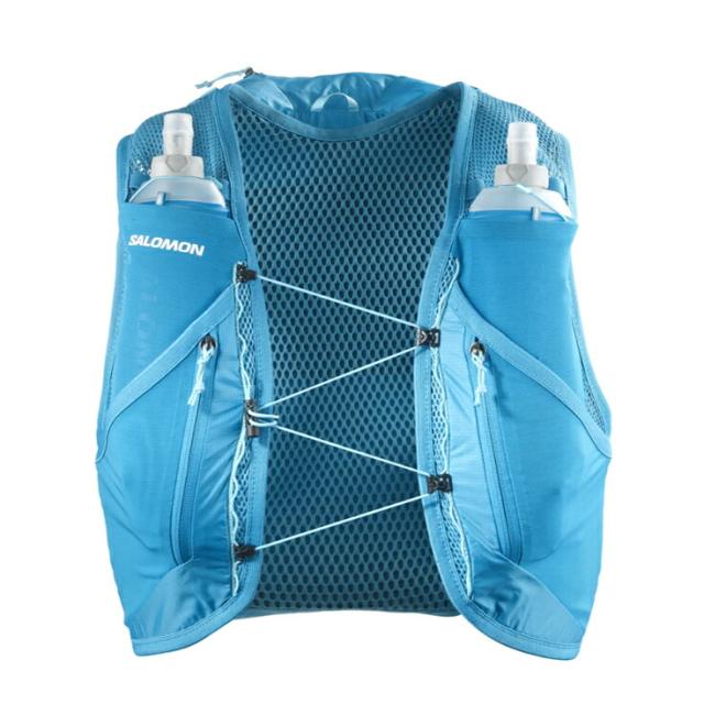 サロモン SALOMON ACTIVE SKIN 12 アクティブ スキィン 12 ユニセックス ランニングベスト フラスク付陸上・ランニング用品