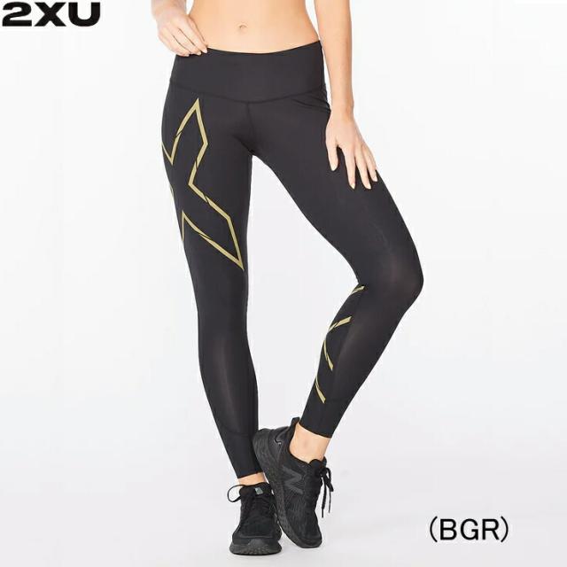 2XU ライトスピード MCS ミッドライズ コンプレッションタイツ ランニングパンツ ウィメンズ レディース 女性【wa6523b-blkgrf】陸上・ランニング用品