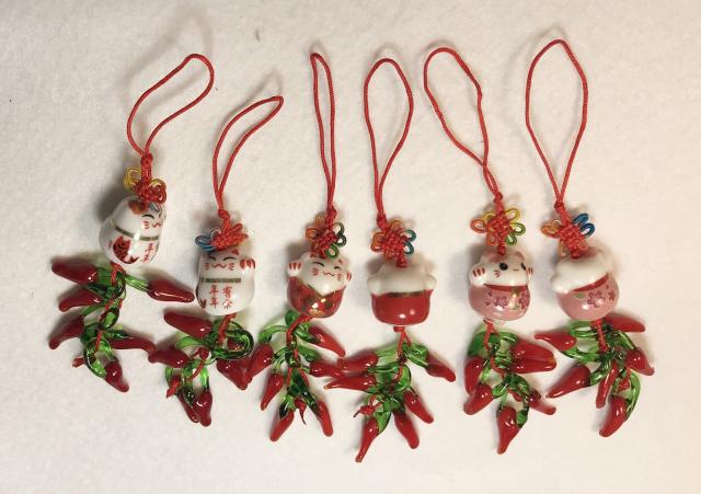 魔除け 厄除け 携帯ストラップ 招き猫 唐辛子ストラップ 中国雑貨 西安民芸品 手頃な価格とお土産としてお勧めの通販はau Pay マーケット 多幸屋商店