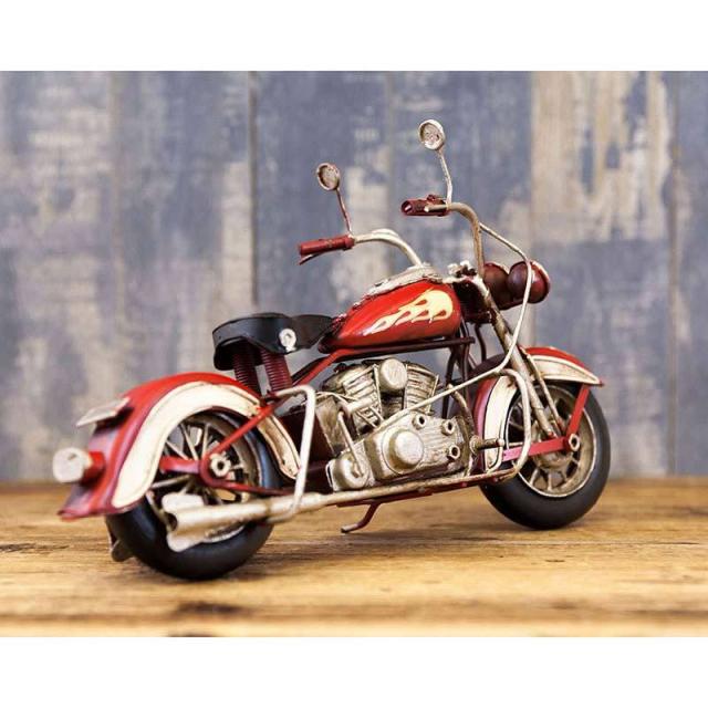 アンティークのブリキ バイク ブリキ レトロ雑貨 ワイルドセブン アンティーク ビンテージ