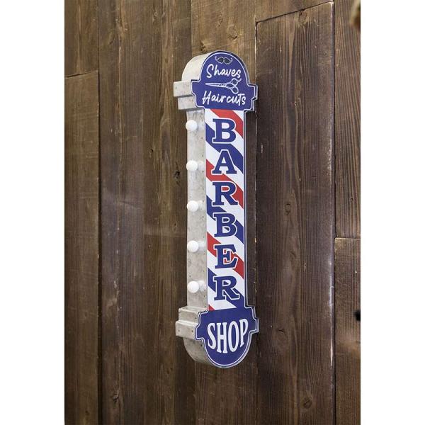 LEDサインバーバー 看板 ライト barbar shop レトロ アンティーク 照明_2