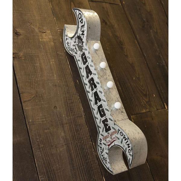 LEDサイン ガレージ 車庫 看板 ライト shop レトロ アンティーク 照明_4