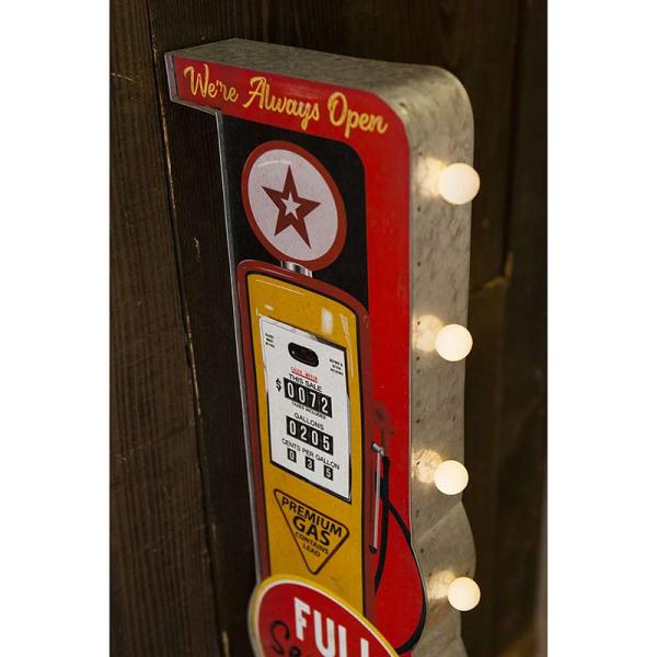 LEDサイン スタンド Full Service Station 看板 ライト shop レトロ アンティーク 照明_7