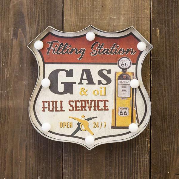 LED サイン 看板 ライト shop レトロ アンティーク 照明の通販は