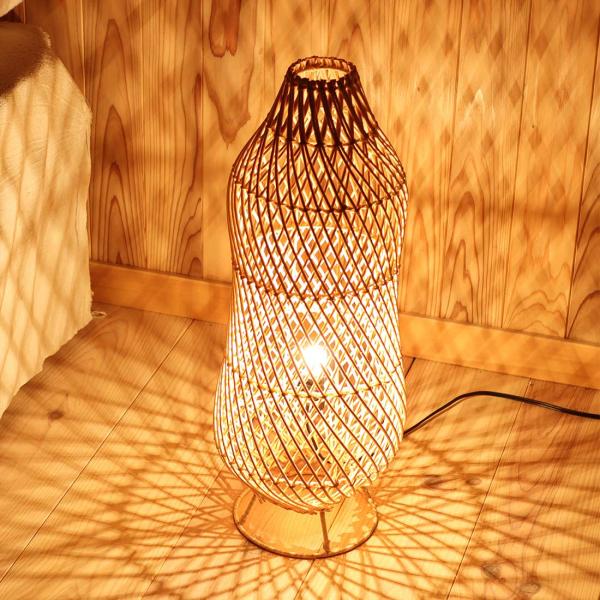 ラタン ランプ アジアン バリランプ スタンドライト 間接照明 ラタン ランプ サロンアジアン サロン 照明の通販は 7,480円