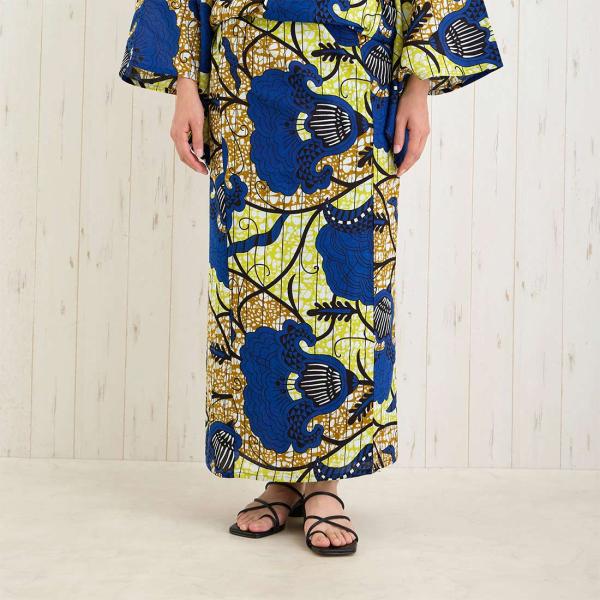 ゆかた 浴衣 レディース 2点 セット アフリカン 20代 30代 かわいい