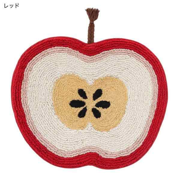 フルーツ りんご マット アップル 床マット かわいい 癒しの通販はau Pay マーケット リゾート雑貨とアロマショップ