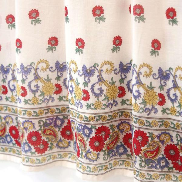 春夏 レトロフラワー 小花柄 コットン ワンピ かわいい リゾートの通販