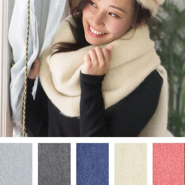 ふんわり ストール もこもこ ボリューム 秋冬 巻き方 ロング ナチュラル レディースの通販はau Pay マーケット リゾート雑貨とアロマショップ