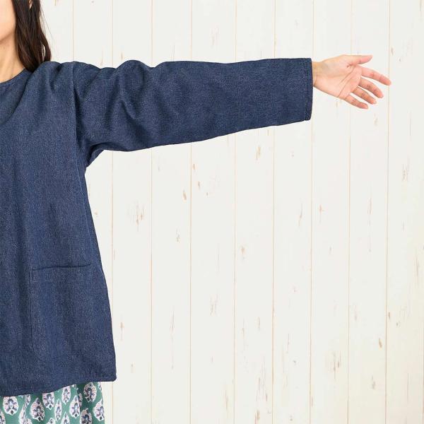 春アウター 春夏 デニム ジャケット 裏地 シャツ かわいい リゾートの