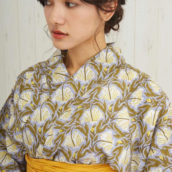 浴衣 レディース 2点 セット レトロ 20代 30代 かわいい リゾートの