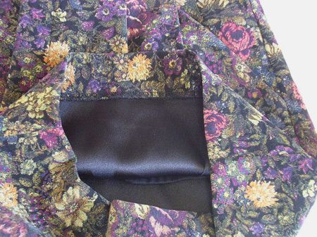 ゴブラン プリント ショートパンツ スエード パールマシェール 秋冬