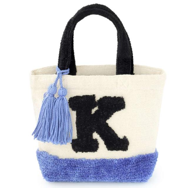 タッセル イニシャル バッグ トートバッグ もこもこ 素材 ぽこもこ バック アルファベットの通販はau Pay マーケット リゾート雑貨とアロマショップ
