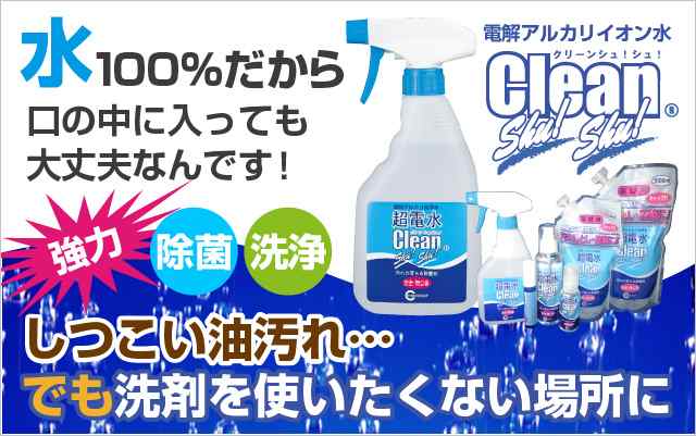 アルカリ性電解水 超電水クリーンシュ シュ ｌボトル500ml コンビニ受取対応商品 掃除用具 洗剤 赤ちゃん ペット 安心 安全 電の通販はau Pay マーケット リフォーム エコ雑貨 Satani