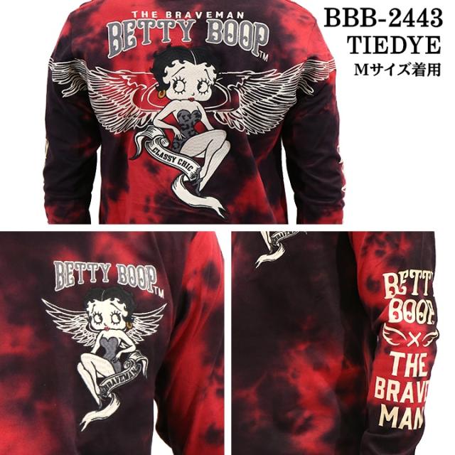 THE BRAVEMAN×BETTY BOOP ベティーブープ 天竺 長袖Tシャツ ロンTEE bbb-2443の通販は