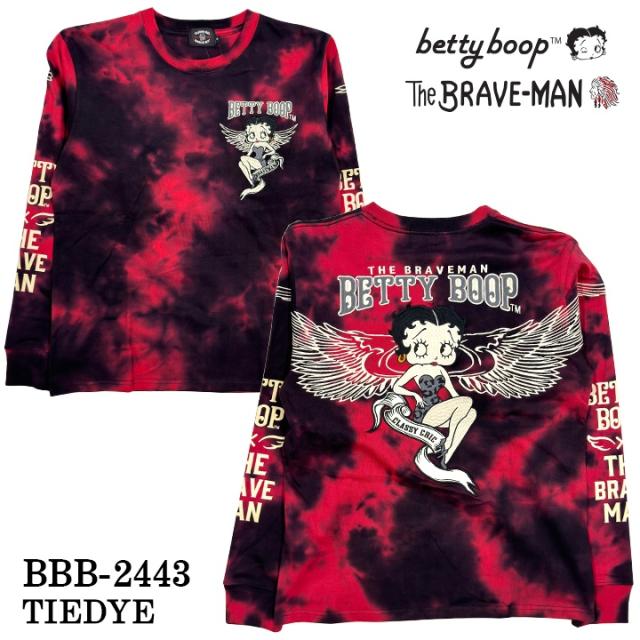 THE BRAVEMAN×BETTY BOOP ベティーブープ 天竺 長袖Tシャツ ロンTEE bbb-2443の通販は