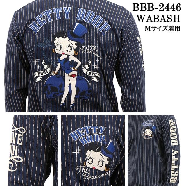 THE BRAVEMAN×BETTY BOOP ベティーブープ N-2B フライトジャケット bbb-2360 M The BRAVE-MAN × BETTY BOOP ベティ ブープ 定価￥8500＋税