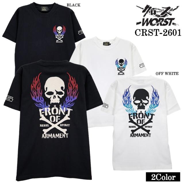 CROWS×WORST TEE S/S T-SHIRT クローズ ワースト 武装戦線 天竺 半袖 Tシャツ crst-2601