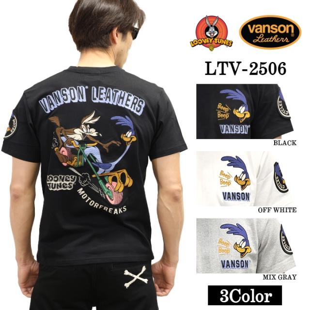 VANSON×LOONEY TUNES バンソン ルーニーチューンズ コラボ TEE 天竺 半袖Tシャツ ltv-2506