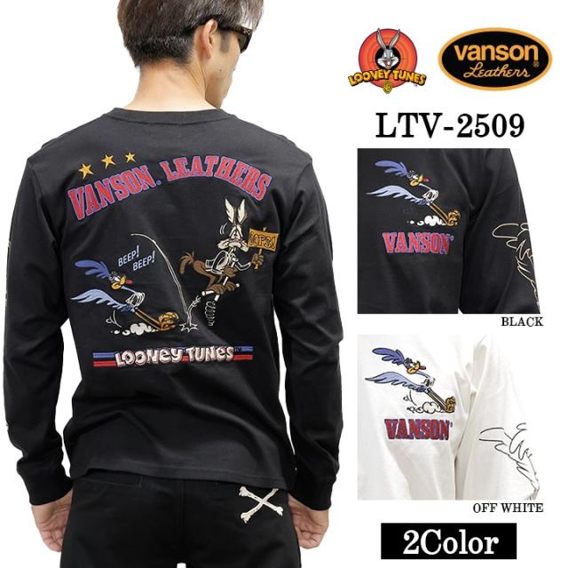 VANSON×LOONEY TUNES Warner TEE L/S T-SHIRT バンソン ルーニー ワーナー コラボ ロンTEE 天竺 長袖 Tシャツ ltv-2509