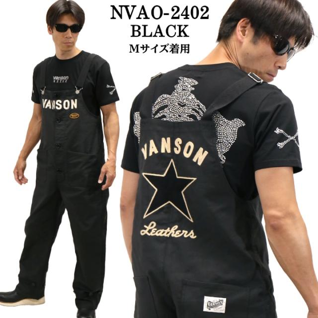 VANSON バンソン 甲板 厚地の外套櫂 nvao-2402