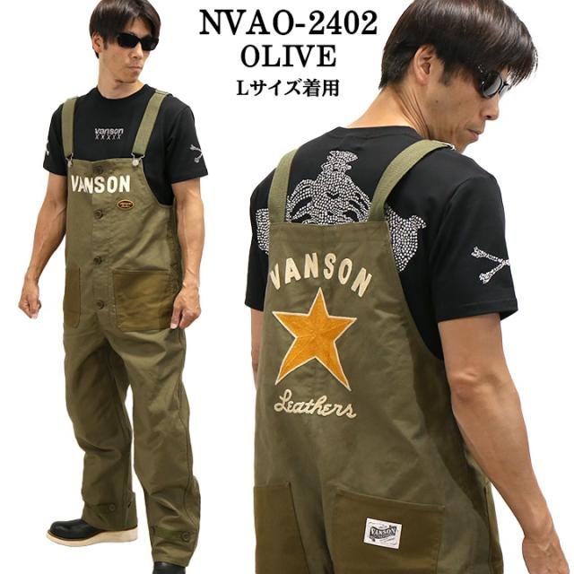 VANSON バンソン 甲板 厚地の外套櫂 nvao-2402