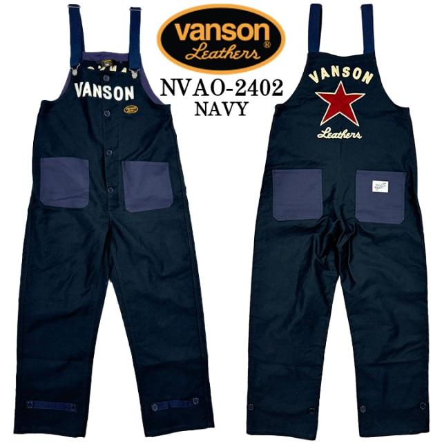 VANSON バンソン 甲板 厚地の外套櫂 nvao-2402
