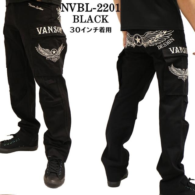 刺繍カーゴパンツ VANSON バンソン ボトムス メンズ nvbl-2201 刺繍カーゴパンツ VANSON バンソン ボトムス メンズ nvbl-2201の通販は