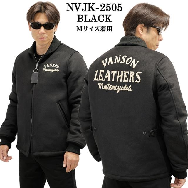 VANSON MELTON JACKET バンソン メルトン ジャケット 中綿 nvjk-2505_1