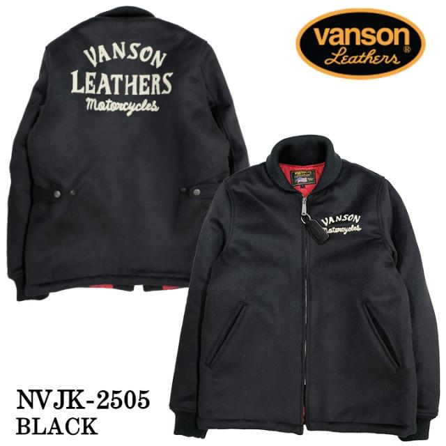VANSON MELTON JACKET バンソン メルトン ジャケット 中綿 nvjk-2505_3