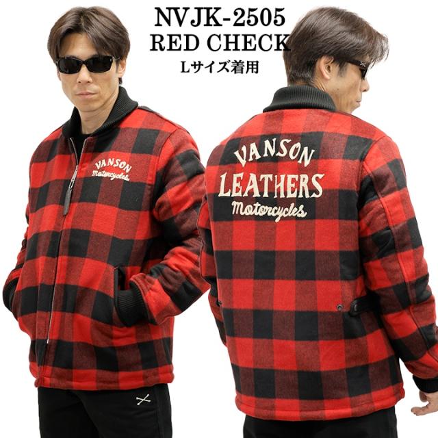 VANSON MELTON JACKET バンソン メルトン ジャケット 中綿 nvjk-2505_4