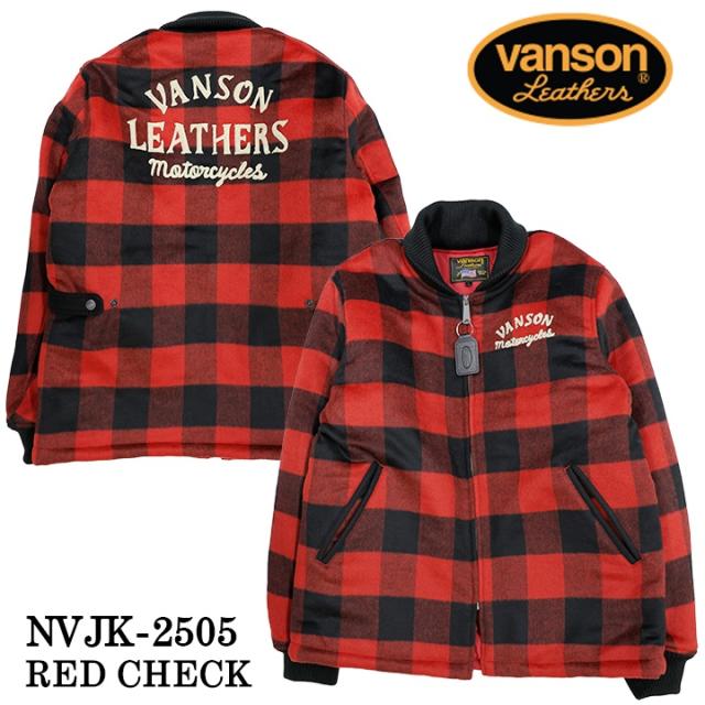 VANSON MELTON JACKET バンソン メルトン ジャケット 中綿 nvjk-2505_6
