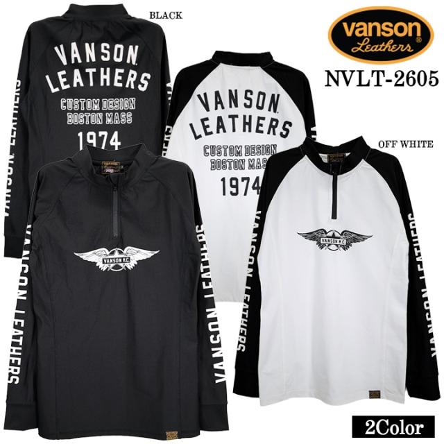 VANSON TEE DRY HALF ZIP L/S T-SHIRT RASH GUARD バンソン ドライ ハーフZIP ロンT 長袖Tシャツ ラッシュガード nvlt-2605 7,762円