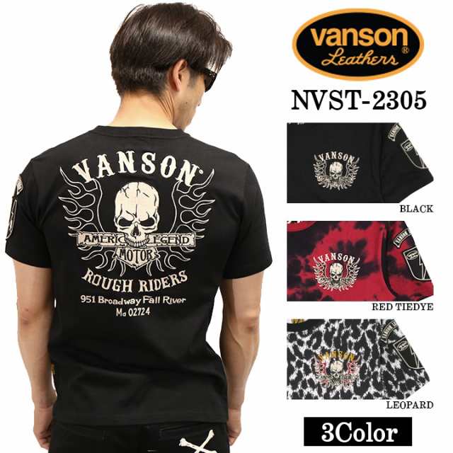 VANSON バンソン 天竺 半袖Tシャツ nvst-2305の通販はau PAY