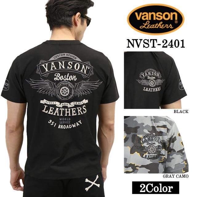 VANSON バンソン ドライ 半袖Tシャツ nvst-2401の通販は 8,690円