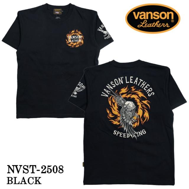 VANSON TEE バンソン 天竺 半袖Tシャツ nvst-2508_3