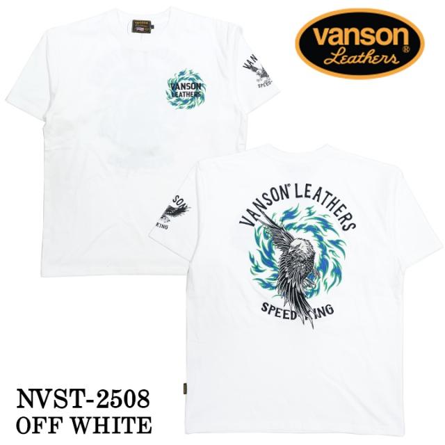 VANSON TEE バンソン 天竺 半袖Tシャツ nvst-2508_6